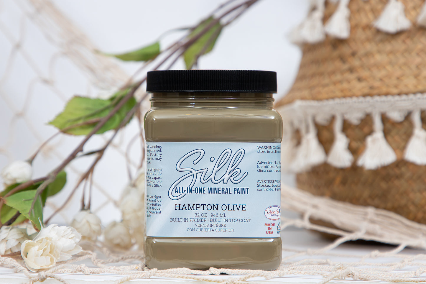 Hampton Olive Silk All-In-One Mineral Paint