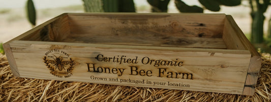 Honey Bee Farm Wooden Pallet Box